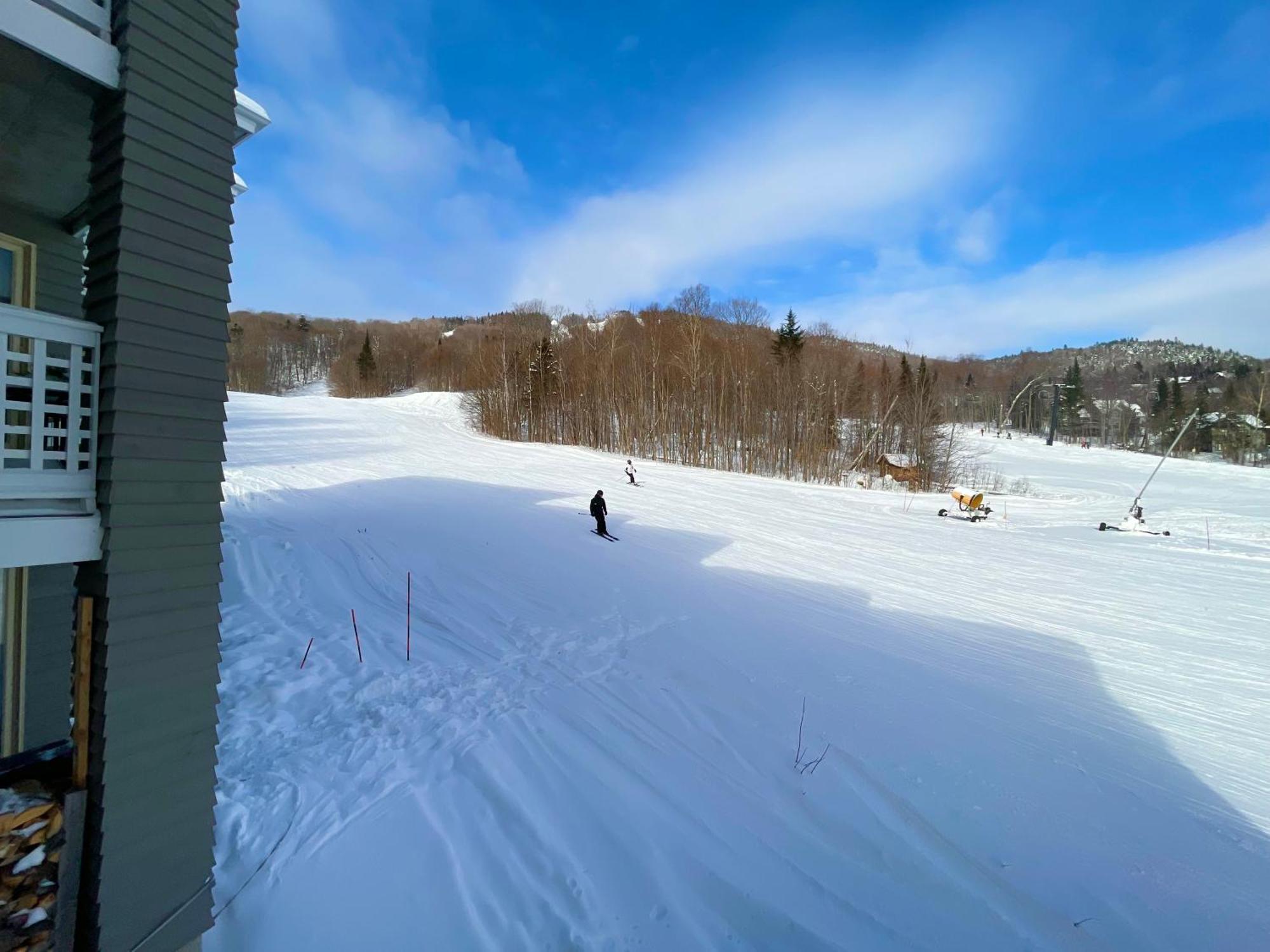 דירות סטונהם Ski-In, Ski-Out Chaleureux Studio Loft Au Pied Des Pistes De Ski מראה חיצוני תמונה